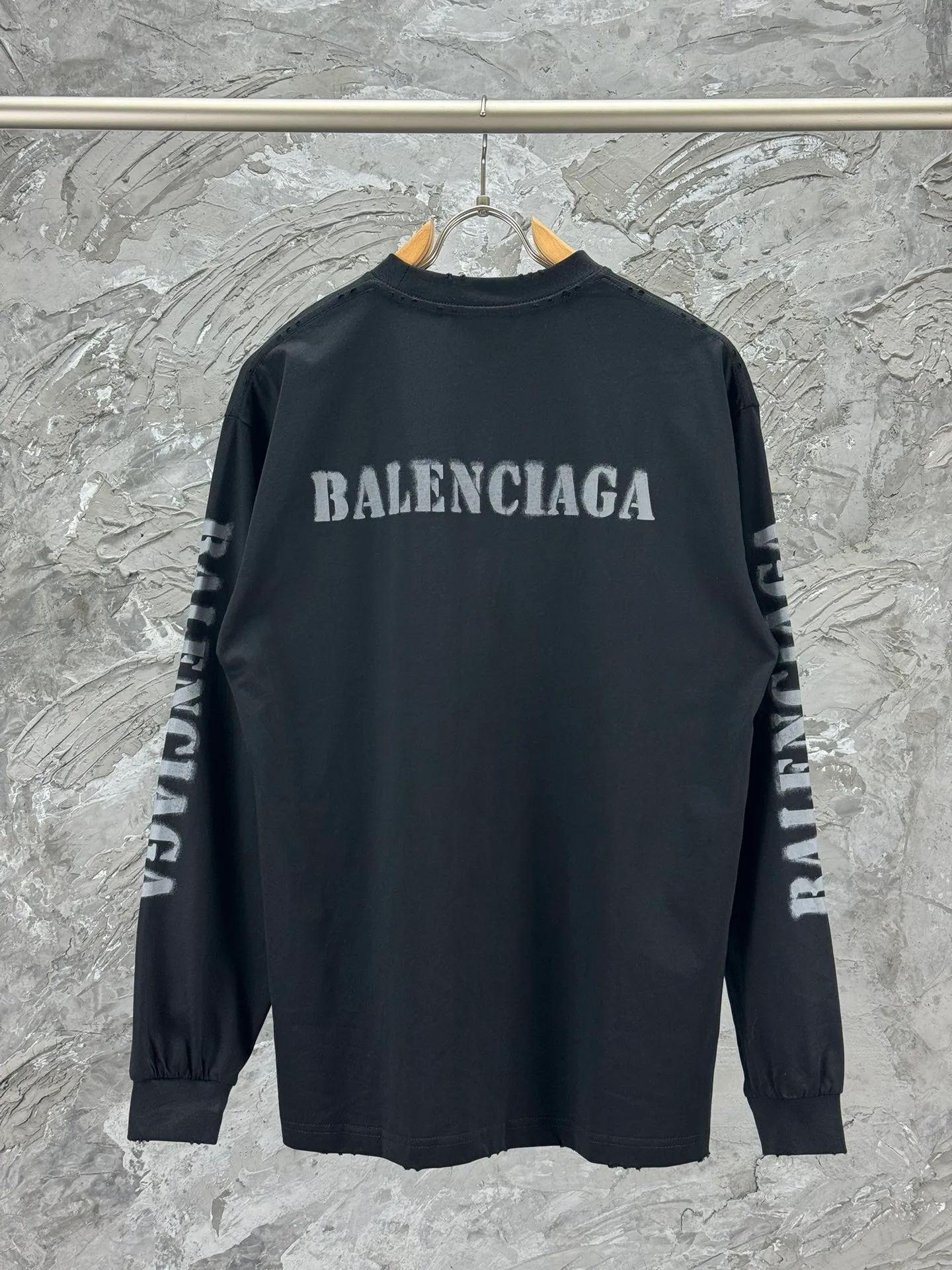 BALENCI*GA logo . 280g . . .os Same Style -Color：Black White -SIZE：XS S M L 8605#